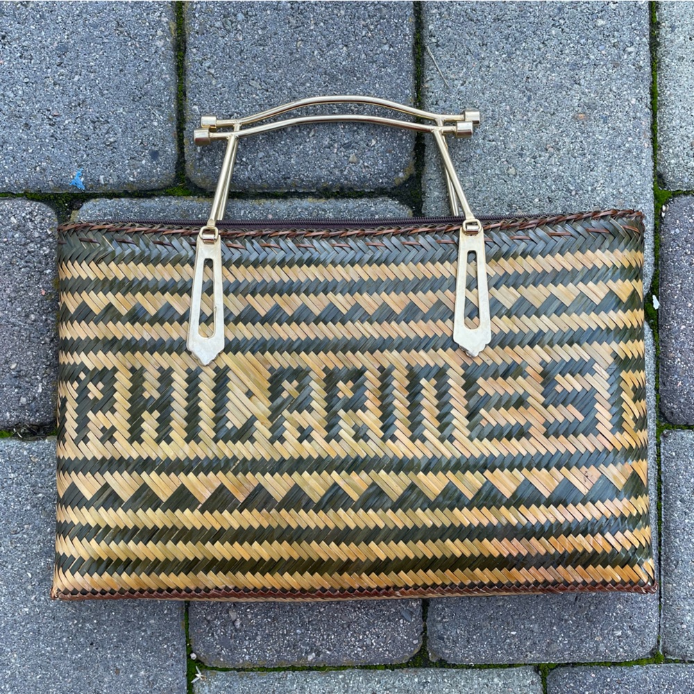 Artisan Two Handle Handbag made from Palm